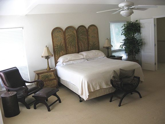 Spacious master bedroom
