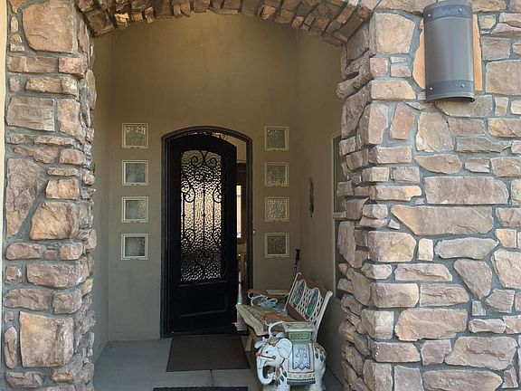 ornate entry door