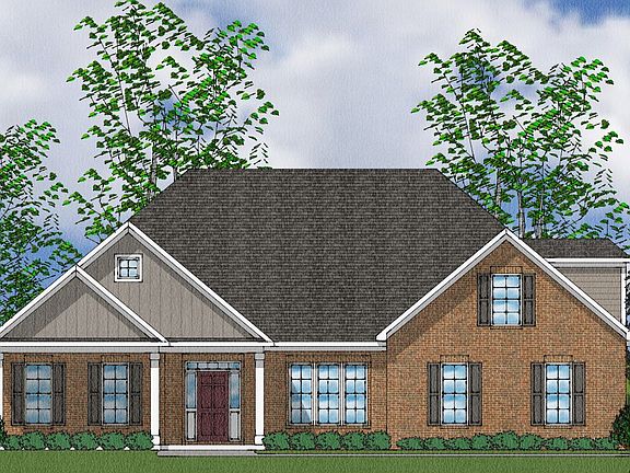 The Ellstowe - Elevation A Side Entry - With Bonus Room