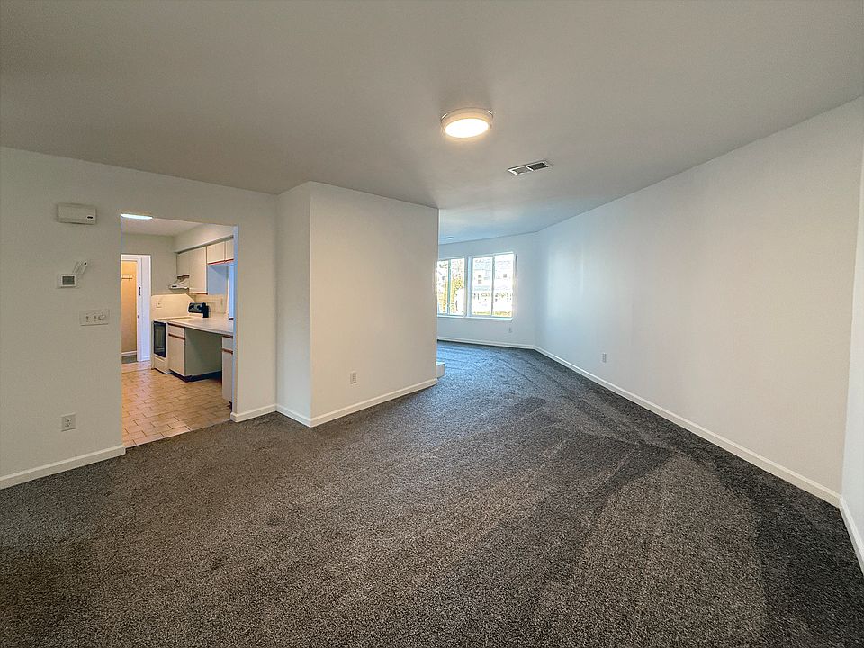 Dining room wraps into living room