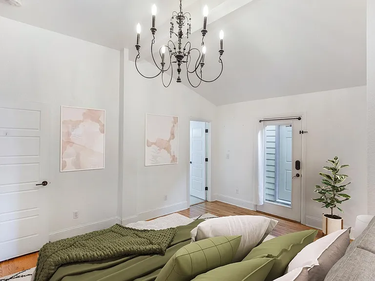 Bedroom 1. This image shows a virtually furnished space. Bedrooms come unfurnished.