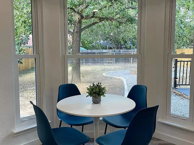 Breakfast nook.