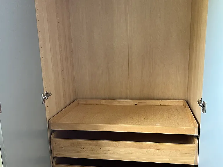 Additional closest #2 with both its doors opened.