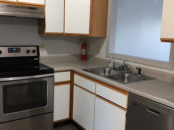 Kitchen with new vinyl floor