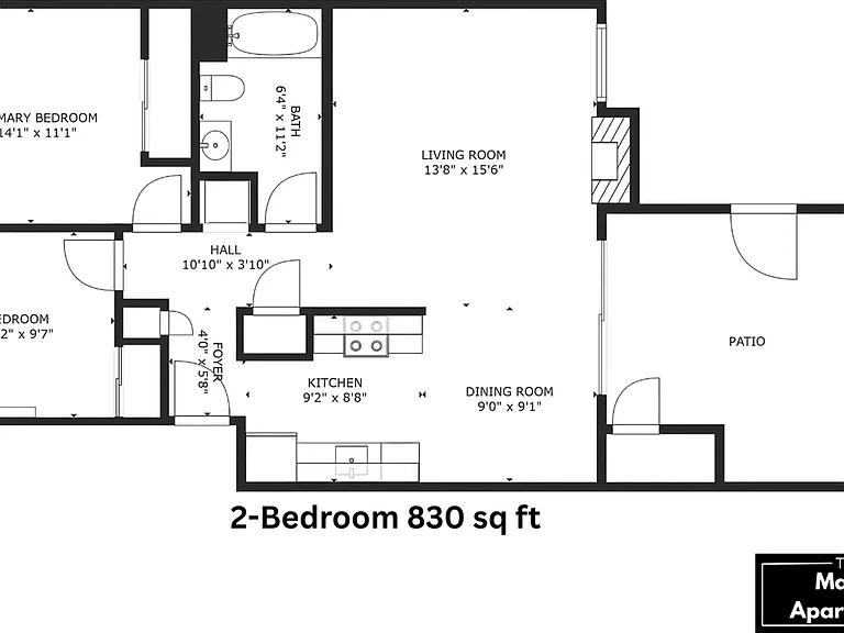 2x1 l 830 sq ft l Maples 2x1 l 830 sq ft l Maples
