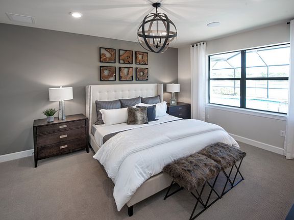 Model Representation; Private owner's suite with large window for added natural light