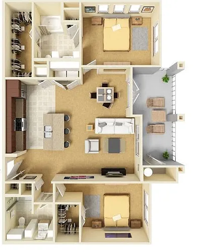 Floor plan B3