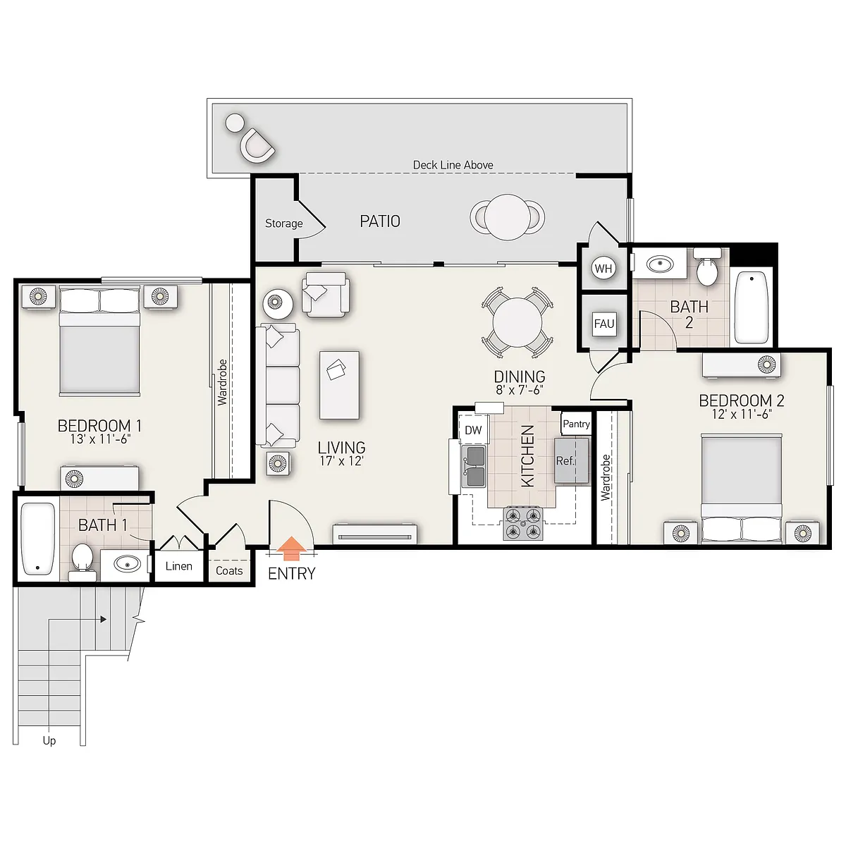 Floor plan Plan B
