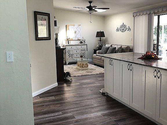 Entrance into kitchen view