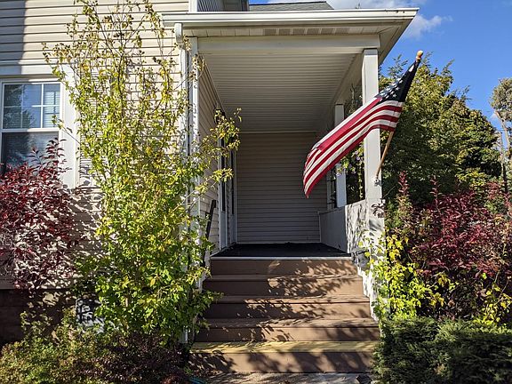 Front entry, nice landscaping