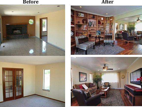 Family Room & Living Room (Before & After)