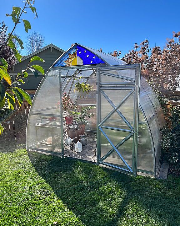 Backyard greenhouse