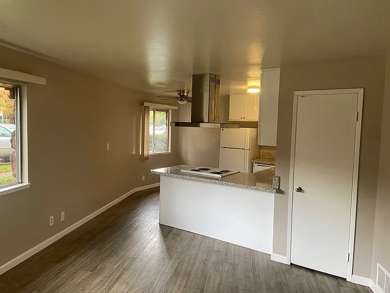 No two units are the same! Enjoy ~846 sq. ft. of spacious living, plus a full-size, all-electric kitchen with modern appliances that make everyday living easy.