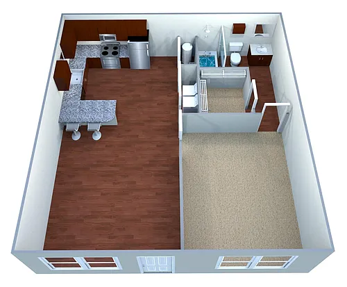 Floor plan Custom Deluxe III - Phase II