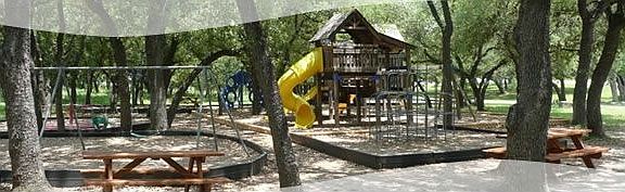 Playground and pavilion