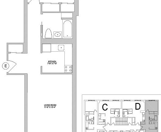 2nd image of 144 W 23rd St APT 8E