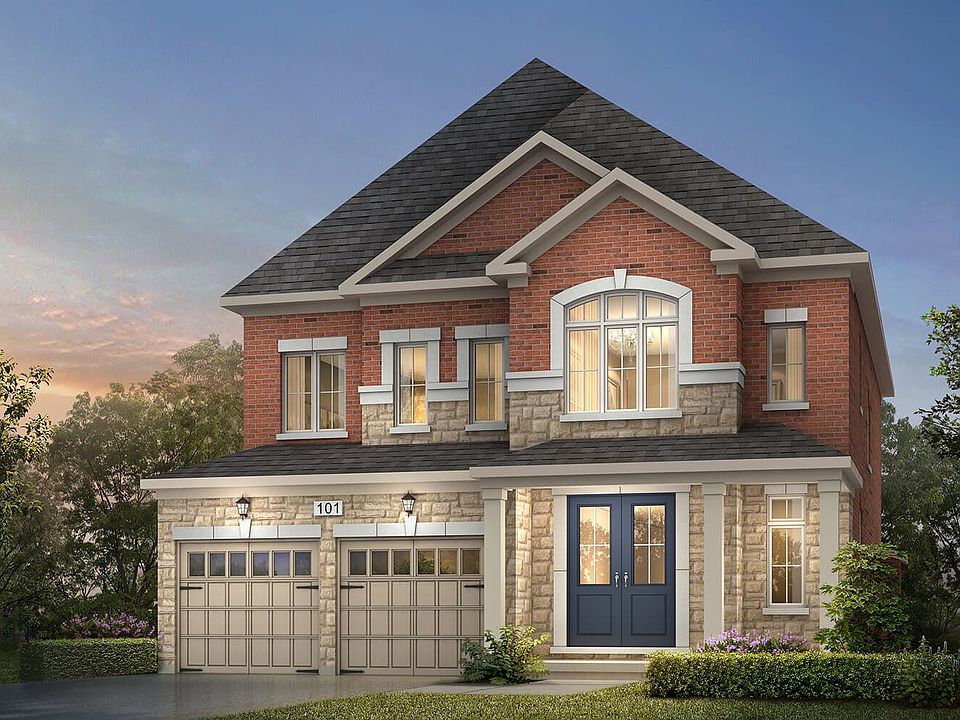 Exterior of Jasper Style D at Woodhaven in Aurora, Ontario.