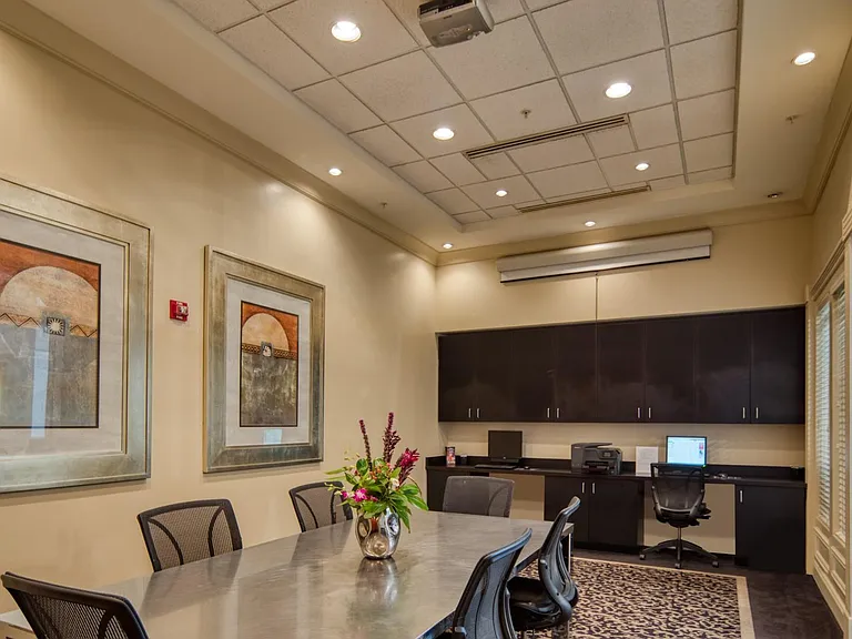 Get your work done in our conference room and business center