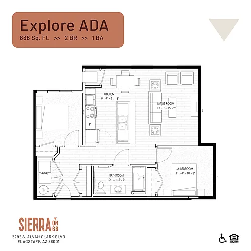 Floor plan Explore ADA