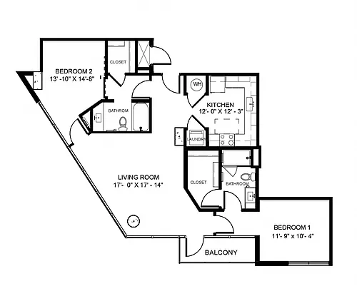 Floor plan Compass