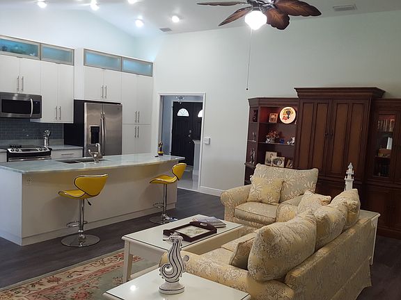 Open floor plan family room