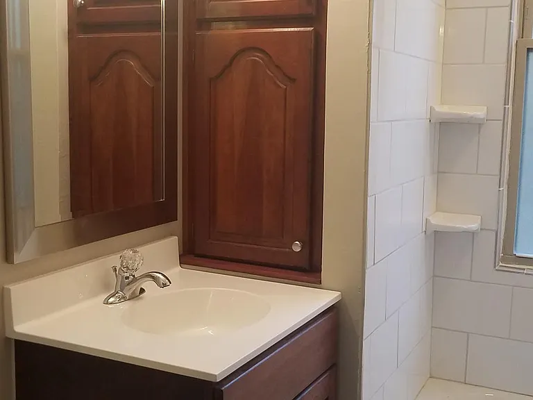 Remodeled bathroom.