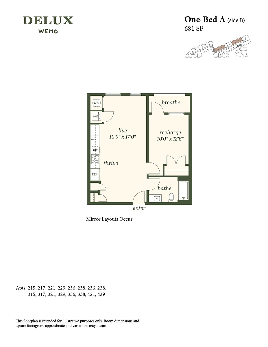 Floor plan A6