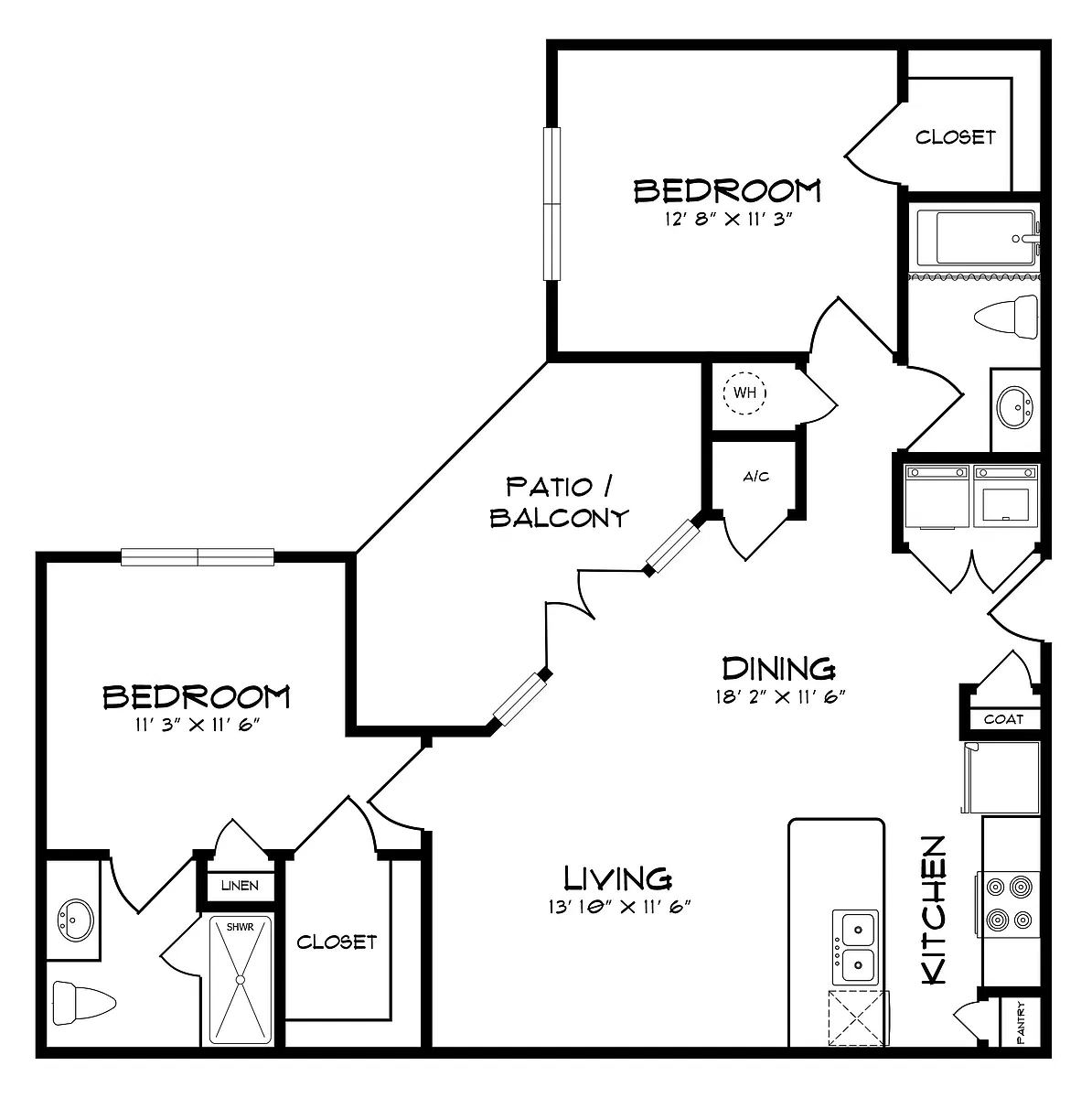 Floor plan B3