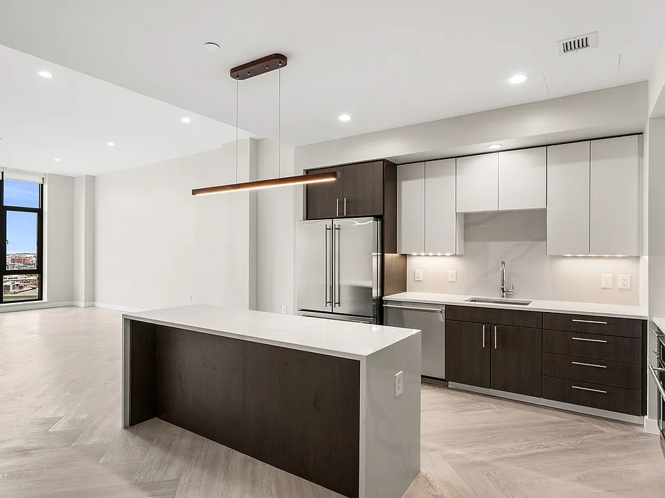 Upgraded penthouse units feature an open concept layout