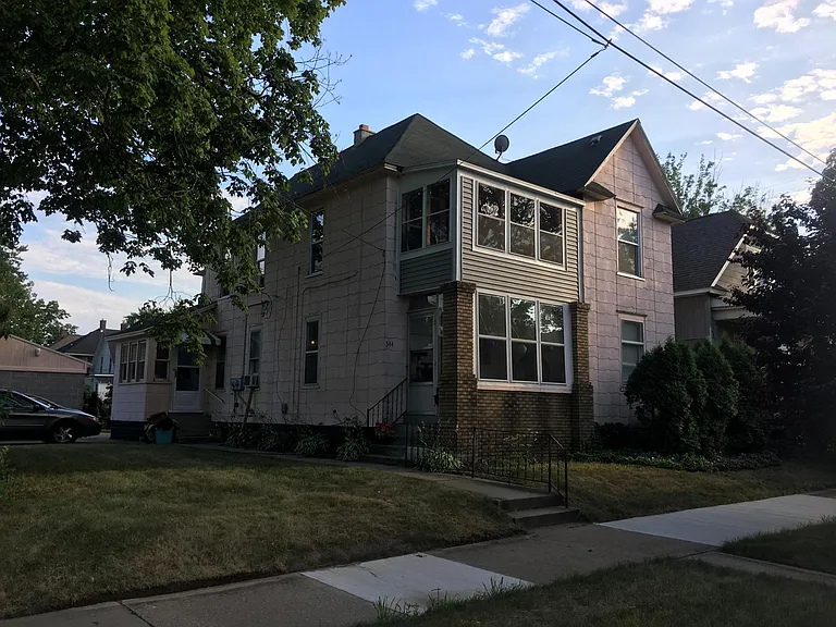 Exterior of home being painted a darker tan right now