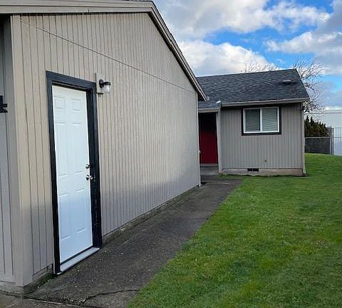 Entry door to the garage