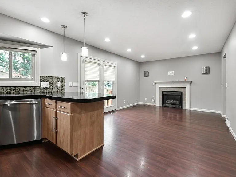 Kitchen and Family Room Areas