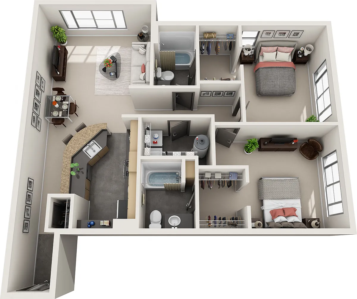 Floor plan Domes