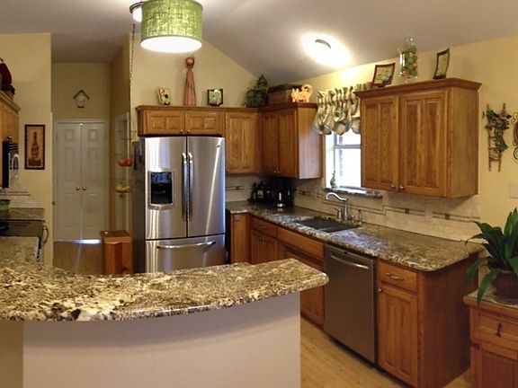 Beautiful Granite in Kitchen