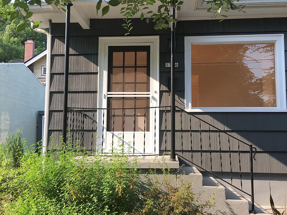 front door and front porch and driveway