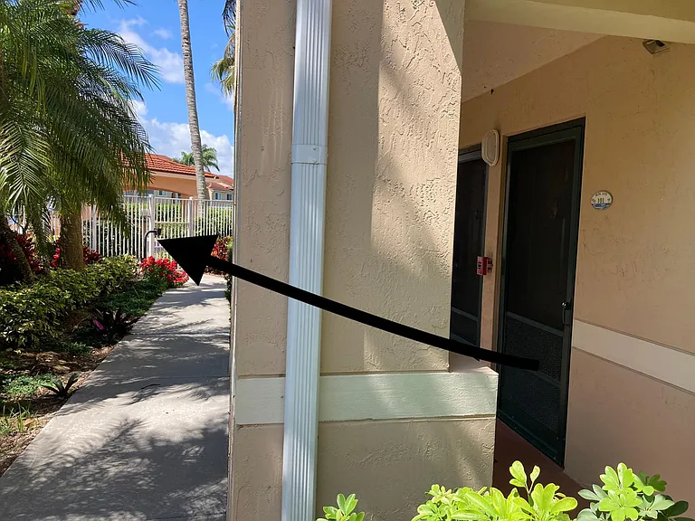 Steps to pool and clubhouse