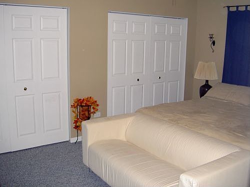 Master Bedroom with Double Closets