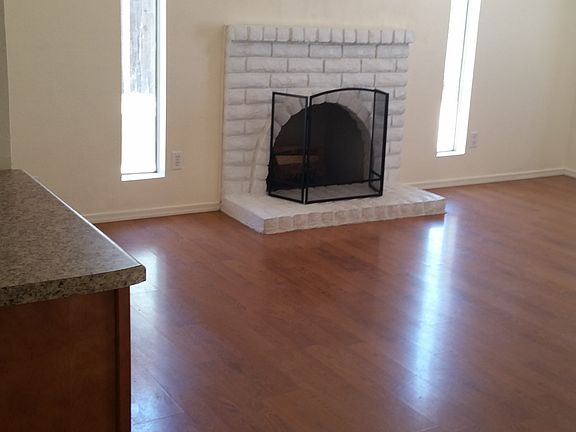 Fireplace has exterior ash c