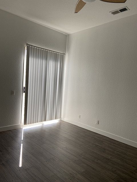 Master bedroom facing second balcony
