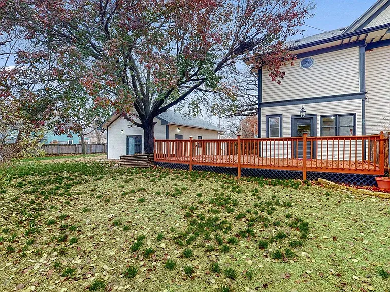 This home sits on .40 acres with a large fenced in backyard with deck off kitchen and an oversized 2 car garage.