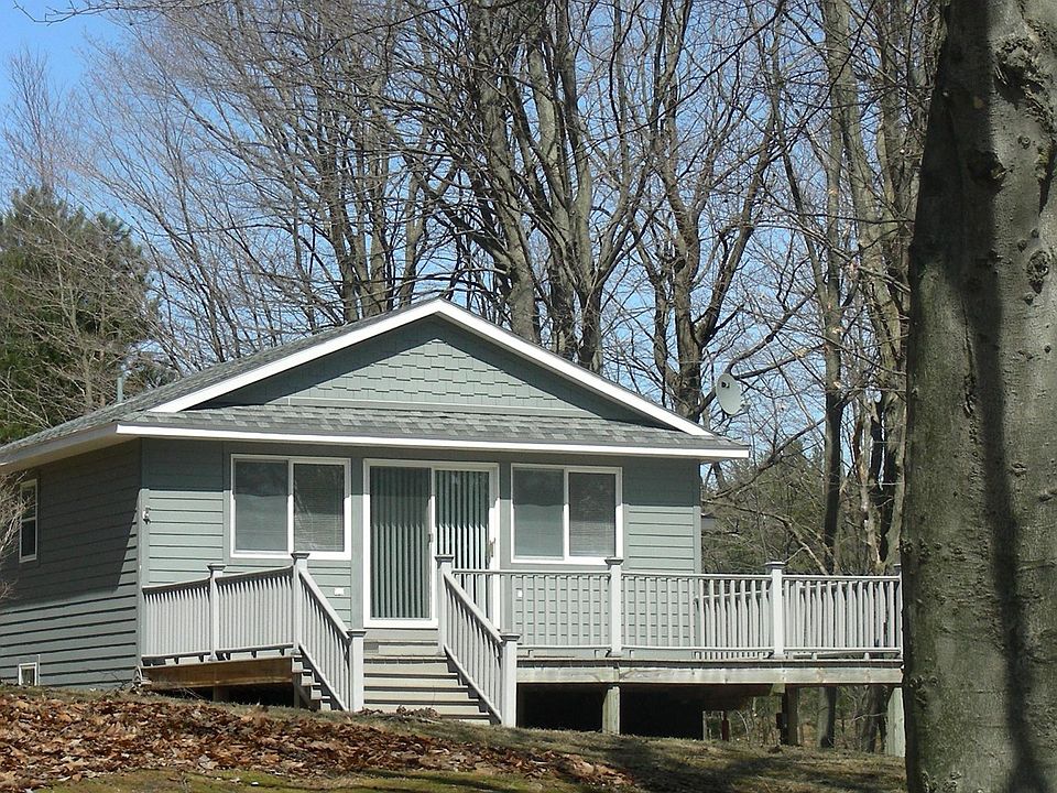 Cottage, view from the south with deck