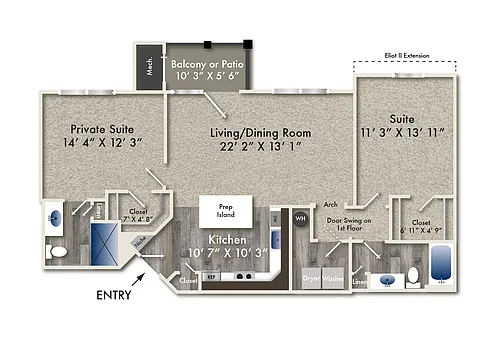 Floor plan Elliot
