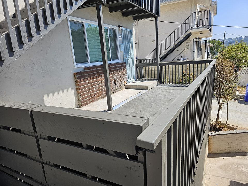 Approximate 200 square feet Private Front Deck with entrance gate