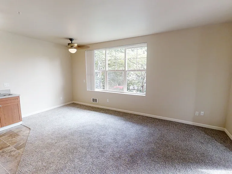 Living Room in One Bedroom Apartment Homes