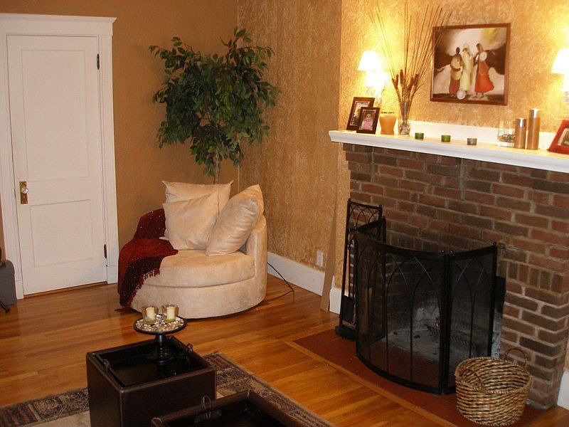 Living Room with Fireplace