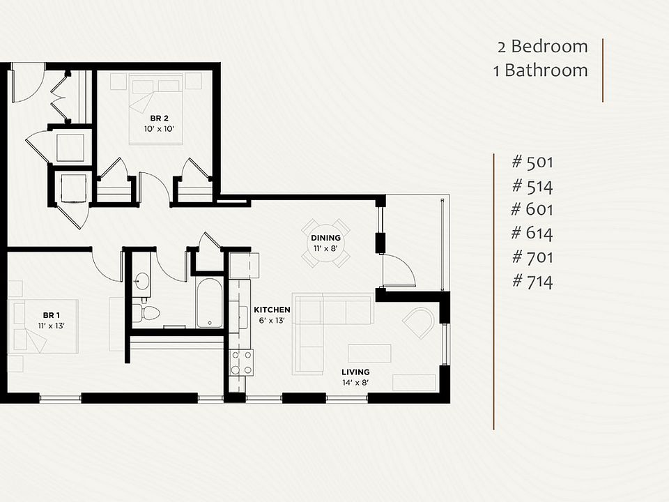 2nd image of 3737 Farnam St #514