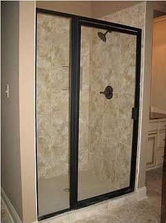 Master Bath : Custom tile shower