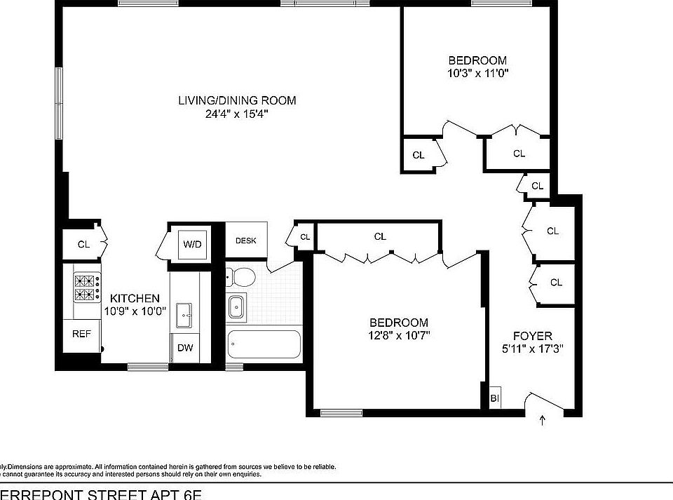 1st image of 62 Pierrepont St APT 6E