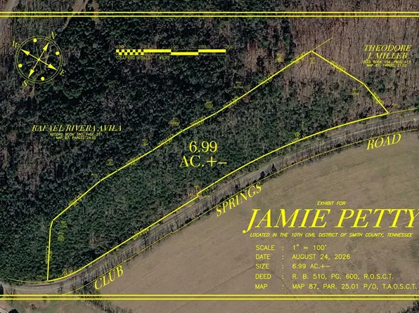 0 Club Springs Rd, Buffalo Valley, TN 38548