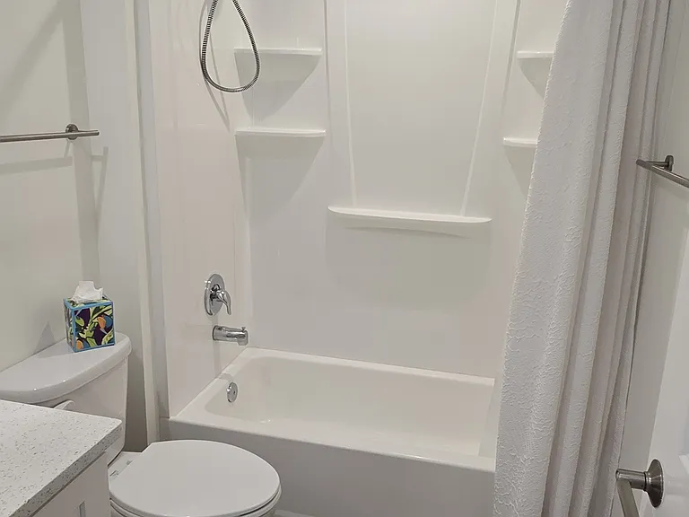 Hallway bathroom